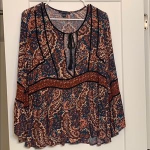 American Eagle long Sleeve Printed Shirt